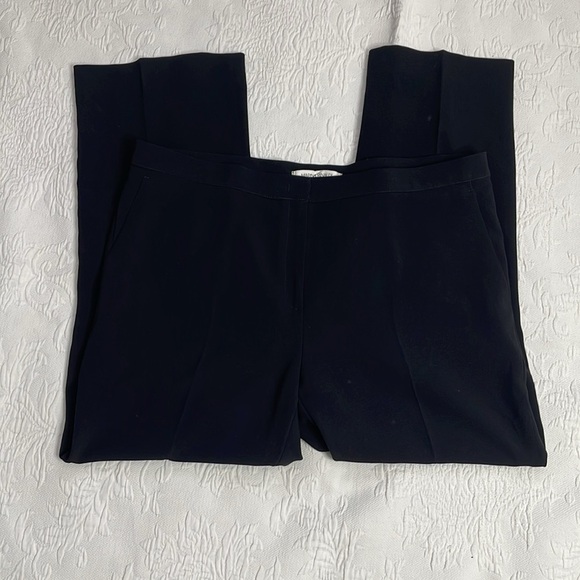 Marina Rinaldi Black Stretch Straight Ankle Pants Size 21 US 12 - Picture 1 of 7